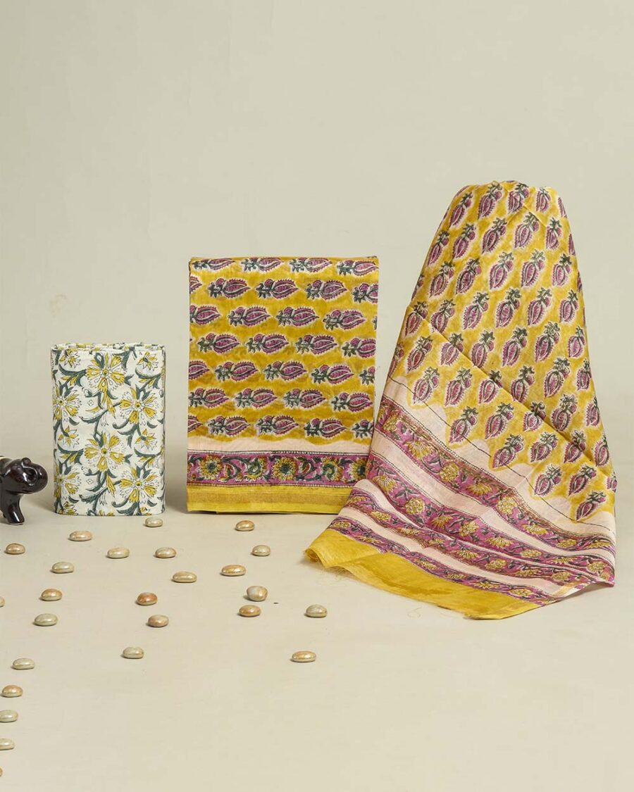 Chanderi Silk Suit Set SCHA00033