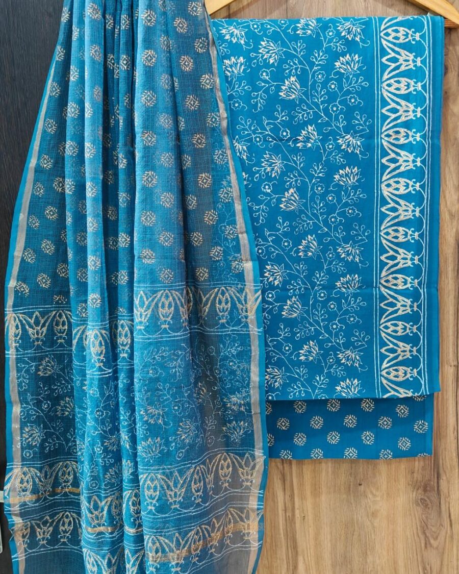 Kota Doria Dupatta Suit Set SDDA00047