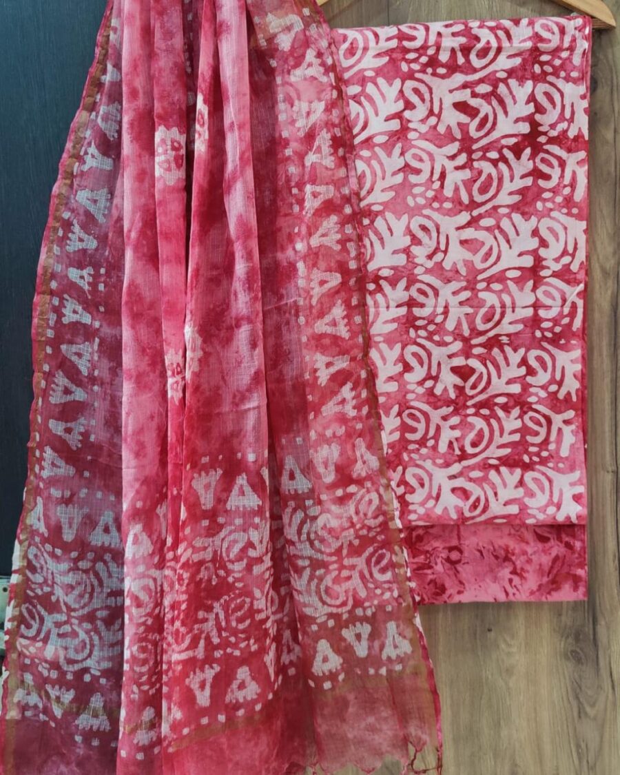 Kota Doria Dupatta Suit Set SDDA00051
